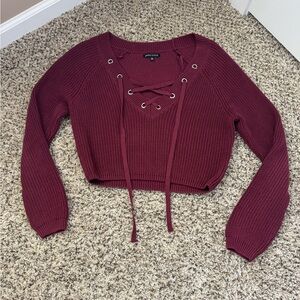 Kendall & Kylie cropped long sleeve